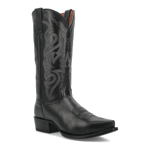 Dan Post Men's Milwaukee Leather Snip Toe Boots - Black