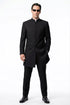 Men’s Black Coat Matrix Keanu Reeves Inspired Long Coat – Classic Mandarin Collar Formal Overcoat, Stylish Winter Trench Coat, Neo Style Jacket