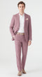 Men’s Mauve 2-Piece Suit – Two-Button Wedding, Prom and Business Suit