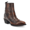 Laredo Men's Fletcher Leather Round Toe Boots with Zipper - Tan