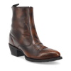 Laredo Men's Fletcher Leather Round Toe Boots with Zipper - Tan