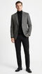 Men’s Grey Tweed Herringbone Sport Coat - Gray Mens Blazer Suit Jacket