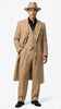 Men’s 1920s Beige Zoot Suit – Long Mafia Gangster Three-Piece Suit in Tan Khaki Color 40 inch Zuit Pachuco Suit