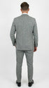 Men’s Edwardian Grey 3-Piece Suit – Dickens Downton Abbey Victorian Vintage Tweed Suit