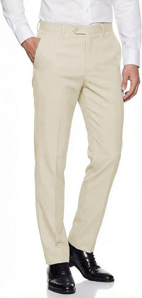 Mens Expandable Waist Business Casual Dress Pants