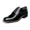 Mens Black Snakeskin Print Shoes 00055-001