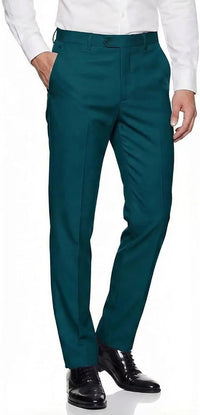Mens Expandable Waist Business Casual Dress Pants