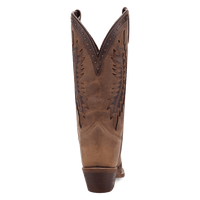 Laredo Coyote Creek Wide Calf Leather Boot - Rich Brown
