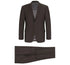 Vanderbilt Collection - Classic 2 Piece Suit 2 Buttons Regular Fit In Brown