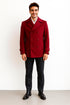 Men's Big & Tall Wool Peacoat – Classic Double Breasted Overcoat Style