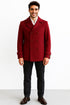Men's Big & Tall Wool Peacoat – Classic Double Breasted Overcoat Style