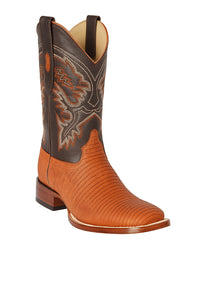 Botas Cuadrada de Armadillo Lizard Original