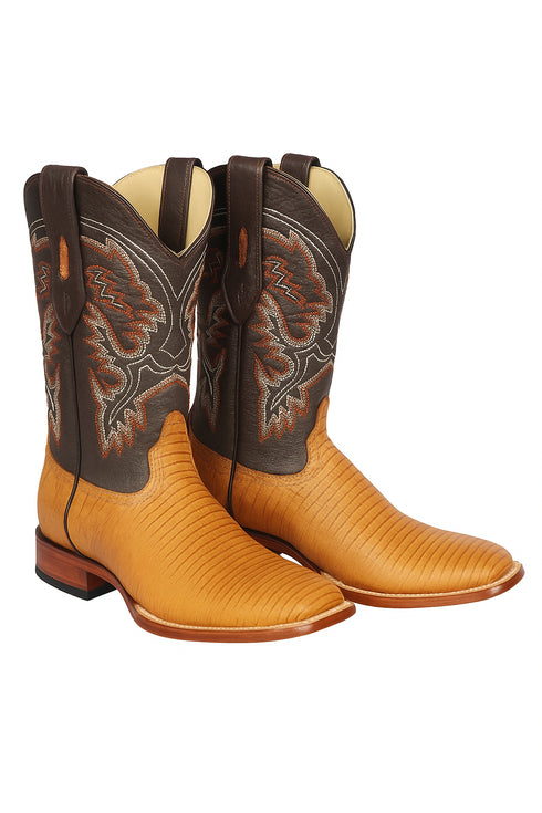 Botas Cuadrada de Armadillo Lizard Original