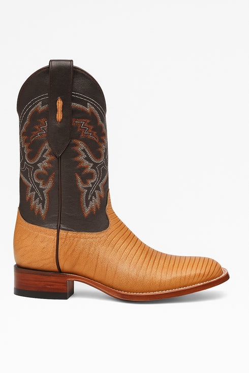 Botas Cuadrada de Armadillo Lizard Original