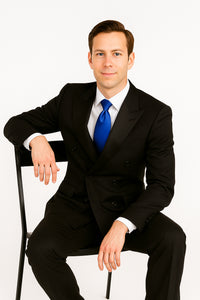 Giorgio Fiorelli Double-Breast Black Stripe Suit