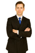 Giorgio Fiorelli Double-Breast Black Stripe Suit