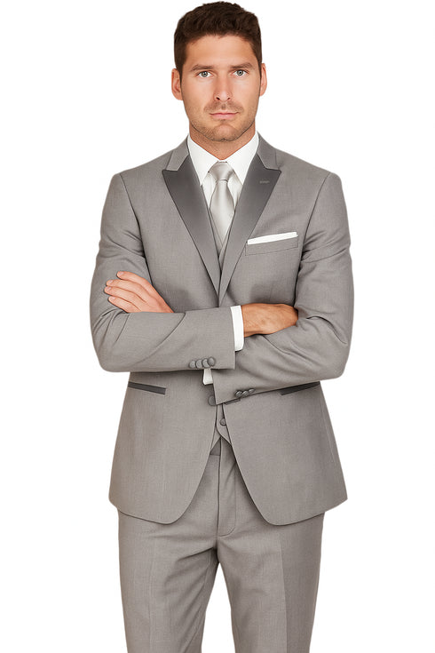 Arlan 2pc Tuxedo by Giorgio Fiorelli Black, Blue, or L Grey