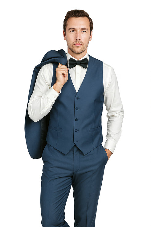 Oscar Tuxedo Sharkskin Gray or Blue by Giorgio Fiorelli