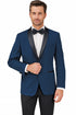 Shawl Paisly Tuxedo by Giorgio Fiorelli in Burgundy, Gray, Blue