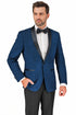Shawl Paisly Tuxedo by Giorgio Fiorelli in Burgundy, Gray, Blue