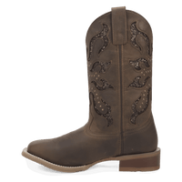 Laredo Lonestar Lace Leather Boot - Classic Western Style