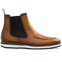 Mezlan Scarab Chelsea Boot Hybrid Dark Cognac (20635)