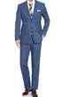 Blue Dress Suit Slim Fit 2 Piece Notch Lapel