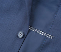 Blue Dress Suit Slim Fit 2 Piece Notch Lapel
