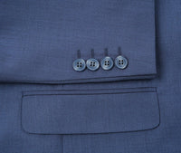 Blue Dress Suit Slim Fit 2 Piece Notch Lapel