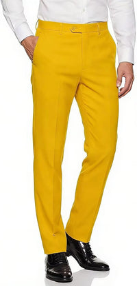Mens Expandable Waist Business Casual Dress Pants