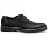 Zelli Campo Sueded Goatskin Lace-up Blucher Shoes in Black