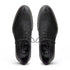 Zelli Campo Sueded Goatskin Lace-up Blucher Shoes in Black