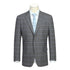 Lozano Collection - Men's 2 Piece Regular Fit Gray Check Suit