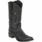 Black snip toe cowboy boots