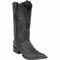 Mens Black Pointy Mexican Boots - Wild West Boots