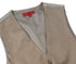 Vanderbilt Collection - Classic Dress Vest 5 Buttons Regular Fit In Taupe