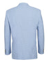 (36S, 38R, 42R, 44S) Regular Fit Linen/Cotton Light Blue Sport Coat