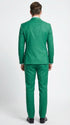 Men’s Augusta Green Emerald Light Green Suit – Slim Fit 2 Piece Formal Suit for Wedding, Prom and Evening Events
