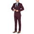 Burgundy 2 Piece Tuxedo Shawl Lapel Slim Fit