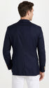 Men’s Navy Blue Club Blazer with Gold Buttons – Ted Lasso Inspired Classic Sport Coat
