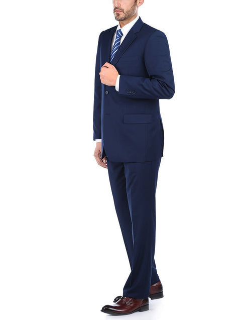 (Limited Sizes) Regular Fit 2 Piece Navy Suit