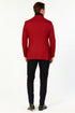 Men’s Burgundy Red - Wine  Two-Button Sport Coat – Stylish Blazer for Business, Parties