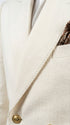 Men’s Ivory Linen Double Breasted Blazer, Lightweight Wedding Dinner Sport Coat Jacket Cream Off White