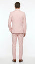 Men’s Light Pink 2 Piece Suit, Formal Dress Suit for Weddings, Prom, Parties, Summer Events Slim Fitted By Vitali