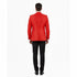 Big and Tall Mens Red Paisley Tuxedo Jacket – Satin Shawl Lapel Blazer with Bow Tie - Christmas Jacket