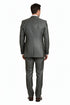 Men’s Olive Green 3-Piece Suit – Classic Fit with Vest and Tie Pleated Pants Three Buttons