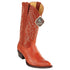 King Exotic Ostrich Leg Traditional Cowboy Boot J-Toe