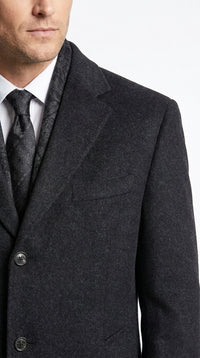 Men’s Black Long Overcoat – Daredevil Born Again Wilson Fisk Inspired Classic Kingpin Coat