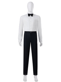 Black Suit Cosplay Costume for Men – Halloween Outfit Without Shoes