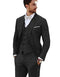 Linen Suit - Mens Summer Suits Black Color - Beach Wedding